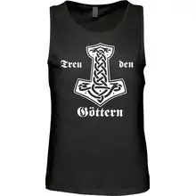 Herren Standard Tanktop - Treu den Göttern Vorderseite