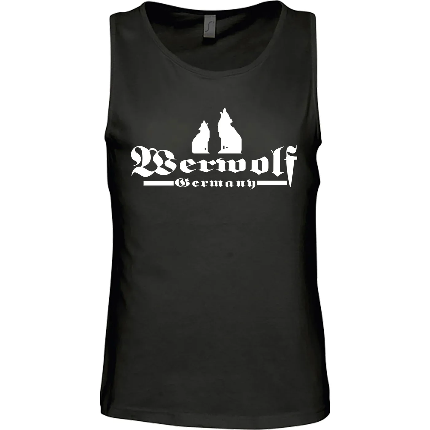 Herren Standard Tanktop - Werwolf Germany mit Wolf
