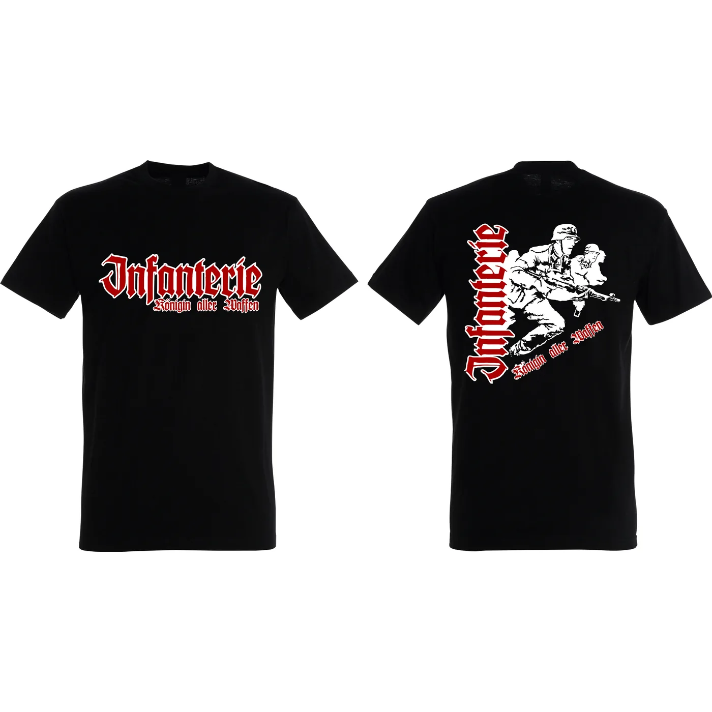 Herren T-Shirt - Infanterie, Königin aller Waffen
