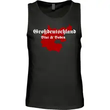 Herren Standard Tanktop - Großdeutschland Blut&Boden Vorderseite