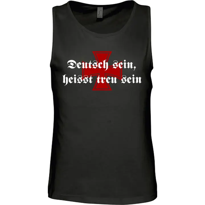Herren Standard Tanktop - Deutsch sein, heißt treu sein