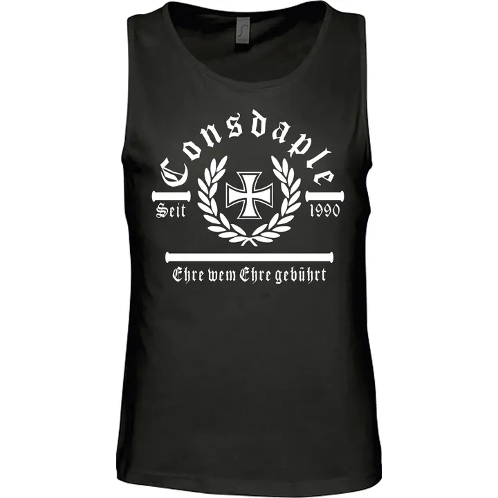 Herren Standard Tanktop - Consdaple, Ehre wem Ehre gebührt