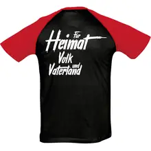Herren T-Shirt "Bragi" - Nationalist für Heimat, Volk und Vaterland Rückseite