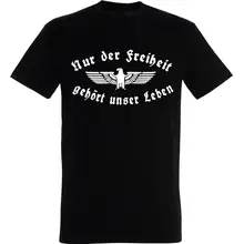 Herren T-Shirt - Nur der Freiheit gehört unser Leben Vorderseite