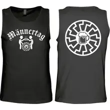 Herren Standard Tanktop - Männertag Vorder- und Rückseite