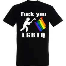 Herren T-Shirt - Fuck you, LGBTQ Vorderseite