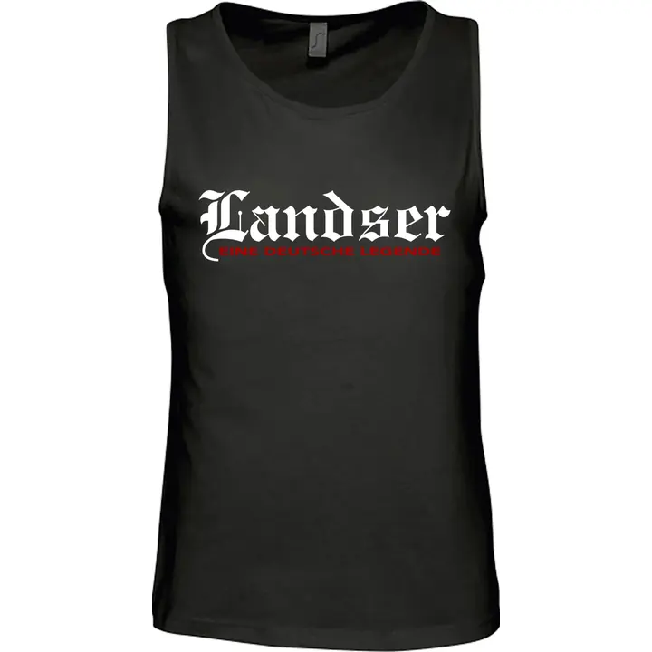 Herren Standard Tanktop - Landser, eine deutsche legende