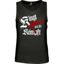 Herren Standard Tanktop - Klagt nicht kämpft, Ak47 Vorderseite