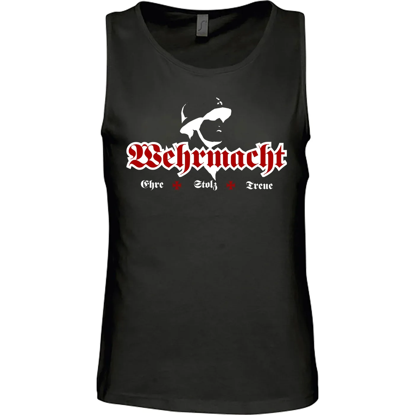 Herren Standard Tanktop - Wehrmacht, ehre stolz treue