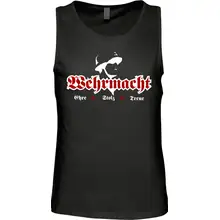 Herren Standard Tanktop - Wehrmacht, ehre stolz treue - gewählte Variante