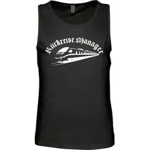 Herren Standard Tanktop - Rückreisemanager Vorderseite