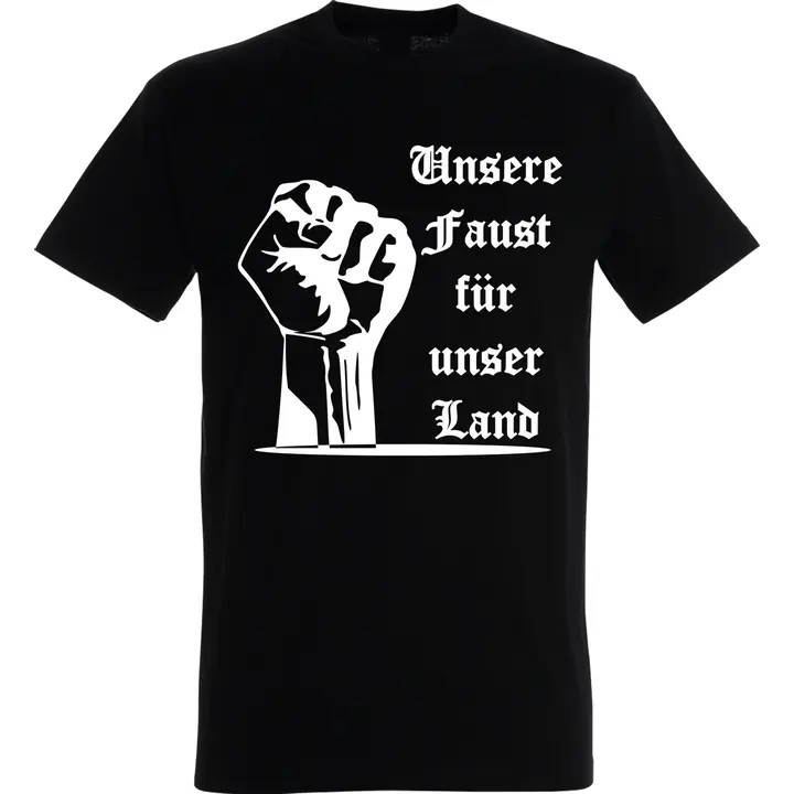 Herren T-Shirt - Unsere Faust für unser Land