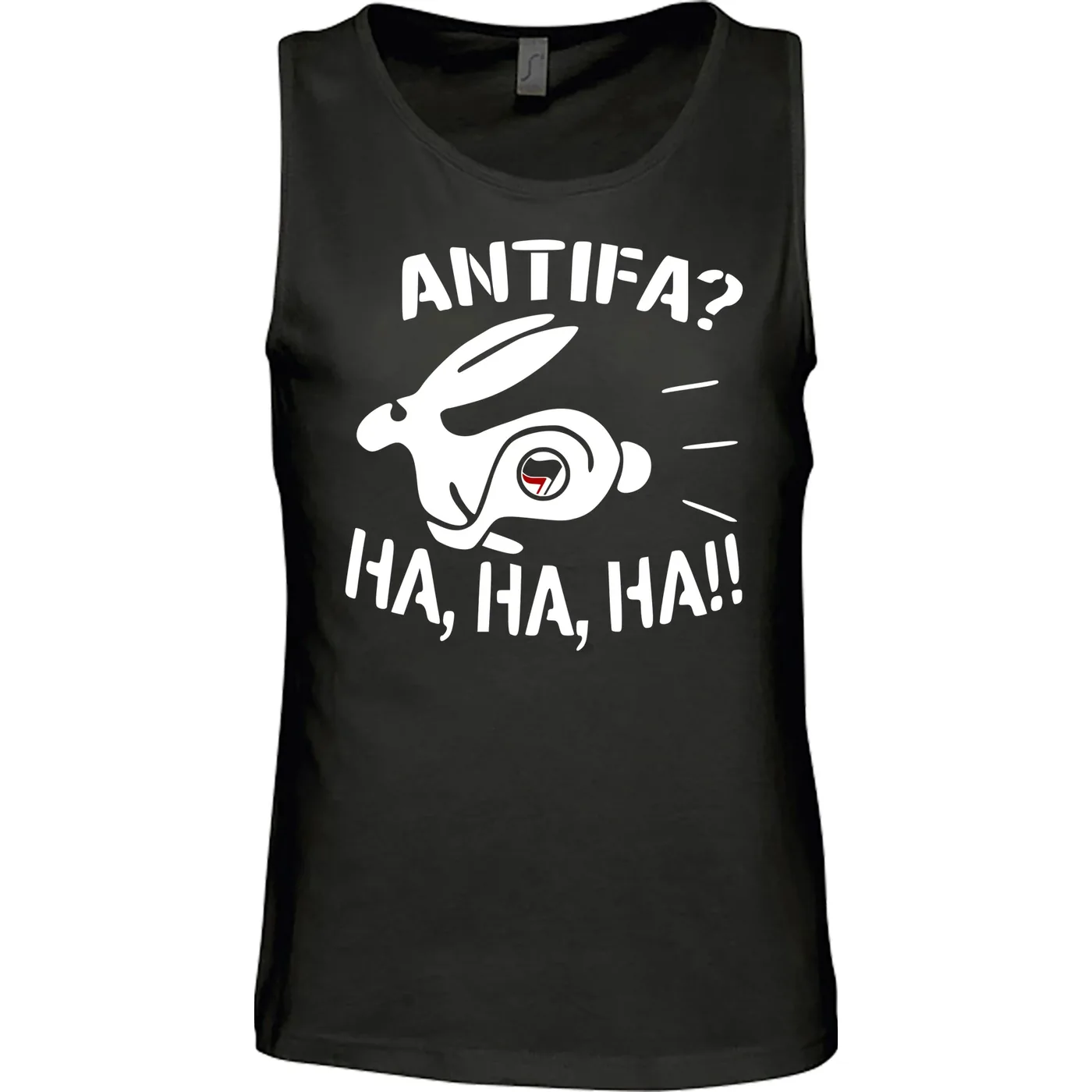 Herren Standard Tanktop - Antifa, ha ha ha