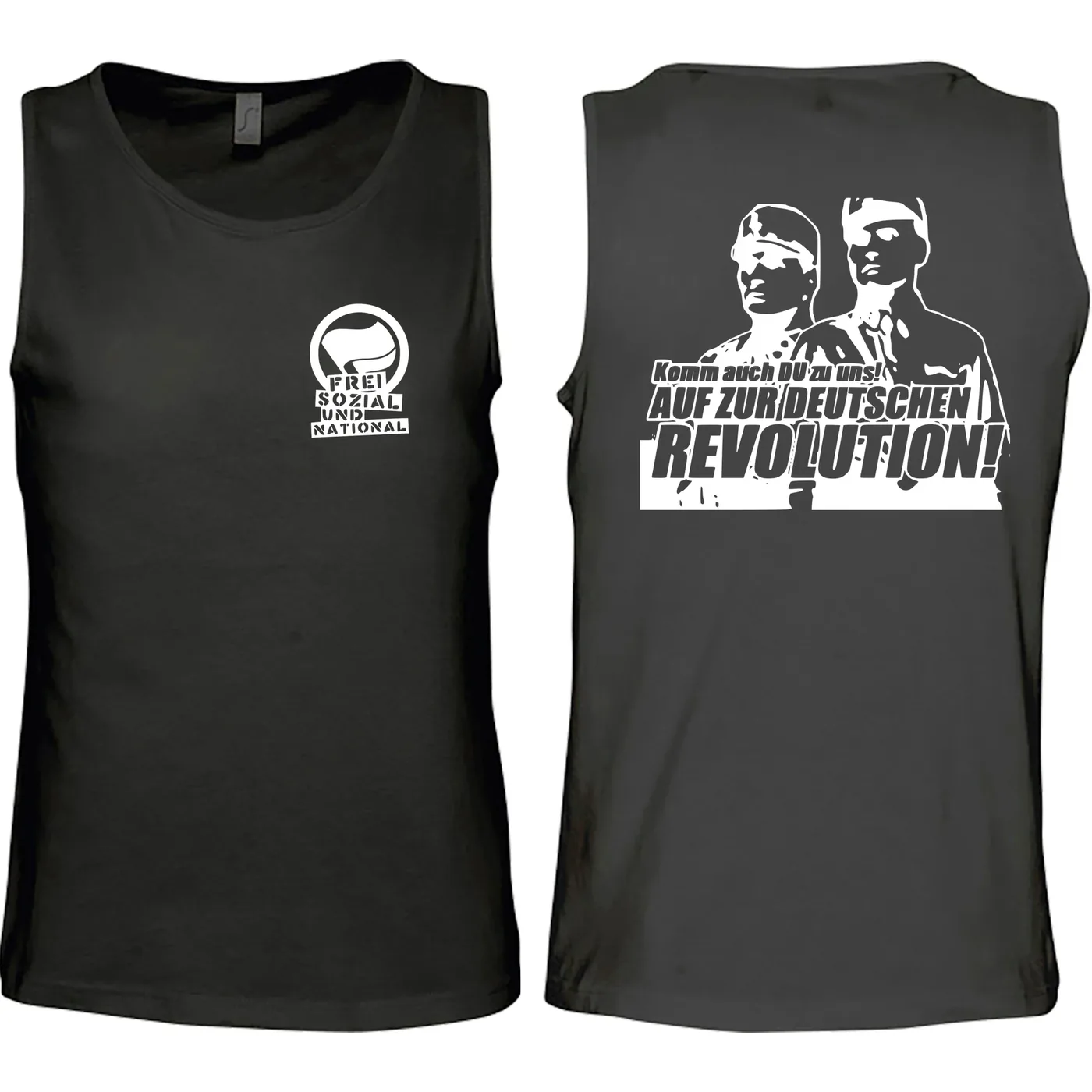 Herren Standard Tanktop - Komm zur Revolution