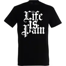 Herren T-Shirt - Life is Pain Rückseite