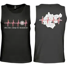 Herren Standard Tanktop - Mein Herz schlägt für Deutschland - gewählte Variante