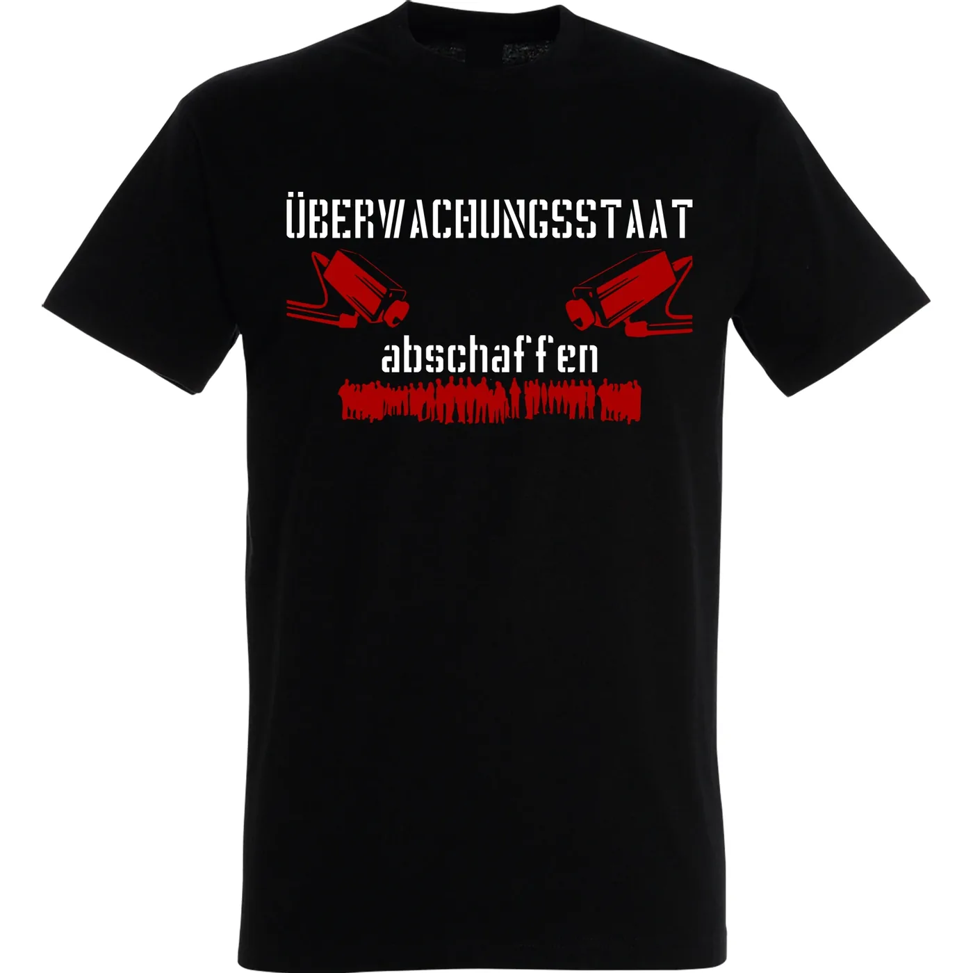 Herren T-Shirt - Überwachungsstaat abschaffen