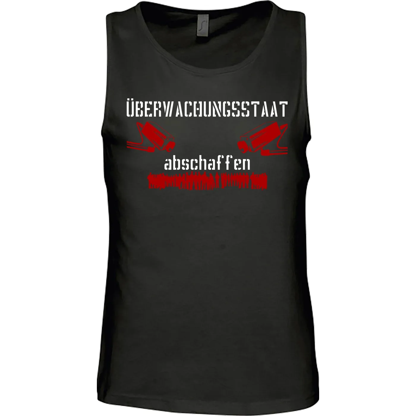 Herren Standard Tanktop - Überwachungsstaat abschaffen