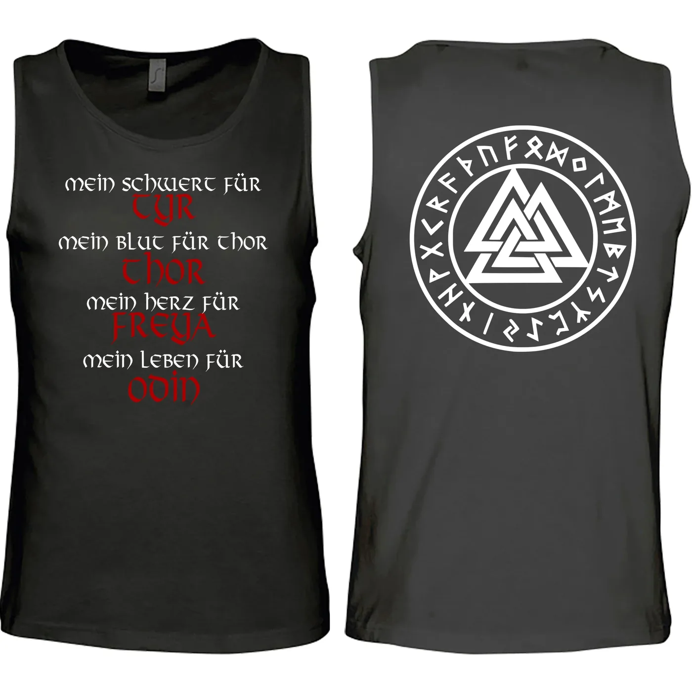 Herren Standard Tanktop - Mein Schwert für Tyr