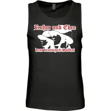 Herren Standard Tanktop - Ruhm und Ehre dem deutschen Soldat Vorderseite