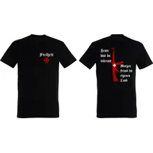 Herren T-Shirt - Heute tolerant morgen fremd im eigenen Land Vorder- und Rückseite