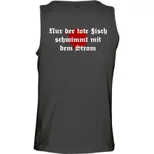 Herren Standard Tanktop - Petri Heil Rückseite