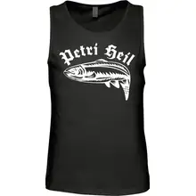 Herren Standard Tanktop - Petri Heil Vorderseite