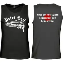 Herren Standard Tanktop - Petri Heil - gewählte Variante