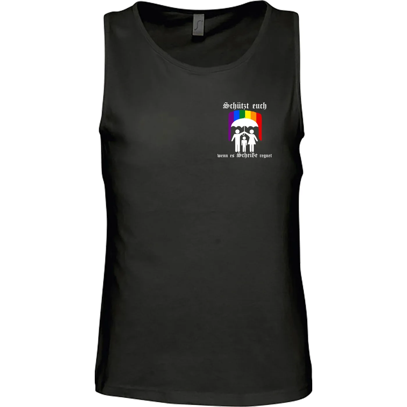 Herren Standard Tanktop - Schützt euch wenn es Scheiße regnet