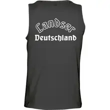 Herren Standard Tanktop - Landser Deutschland Rückseite