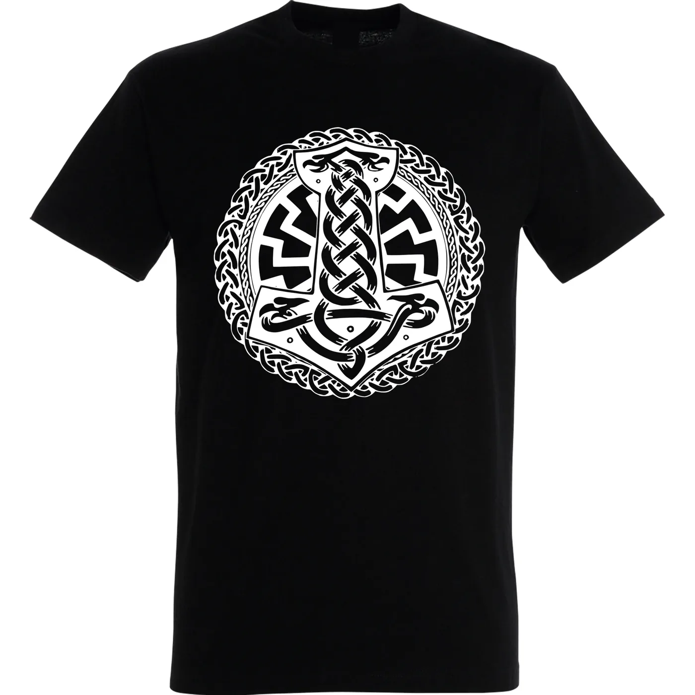 Herren T-Shirt - Schwarze Sonne, Thorhammer