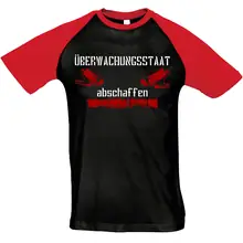 Herren T-Shirt "Bragi" - Überwachungsstaat abschaffen Vorderseite