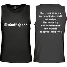 Herren Standard Tanktop - Rudolf Hess - gewählte Variante