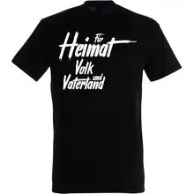Herren T-Shirt - Nationalist für Heimat, Volk und Vaterland Rückseite