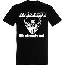 Herren T-Shirt - Störkraft gib niemals auf Vorderseite