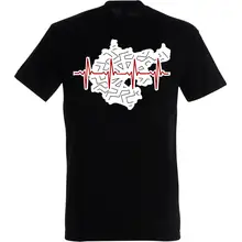 Herren T-Shirt - Mein Herz schlägt für Deutschland Rückseite