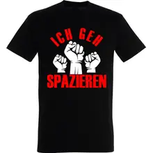 Herren T-Shirt - Ich geh Spazieren Vorderseite
