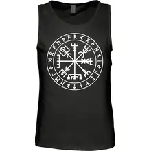 Herren Standard Tanktop - Vegvisir Vorderseite