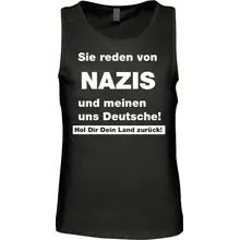 Herren Standard Tanktop - Sie reden von Nazis - gewählte Variante