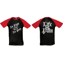 Herren T-Shirt "Bragi" - Life is Pain Vorder- und Rückseite
