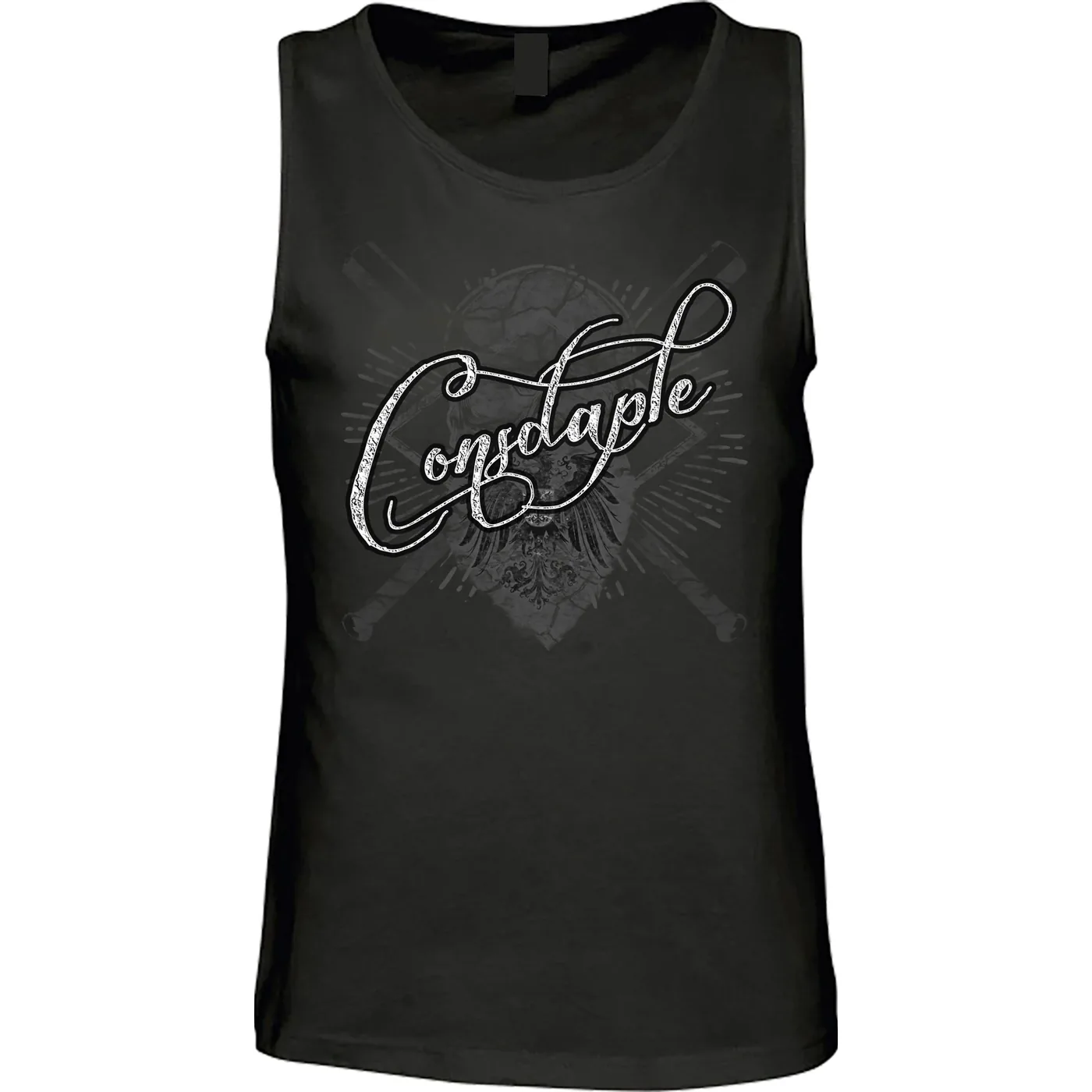 Herren Standard Tanktop - Consdaple, Totenkopf