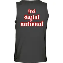 Herren Standard Tanktop - Nationalist, FSN Rückseite
