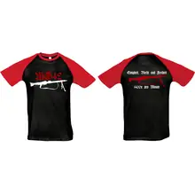Herren T-Shirt "Bragi" - Mg42 Einigkeit, Recht und Freiheit Vorder- und Rückseite