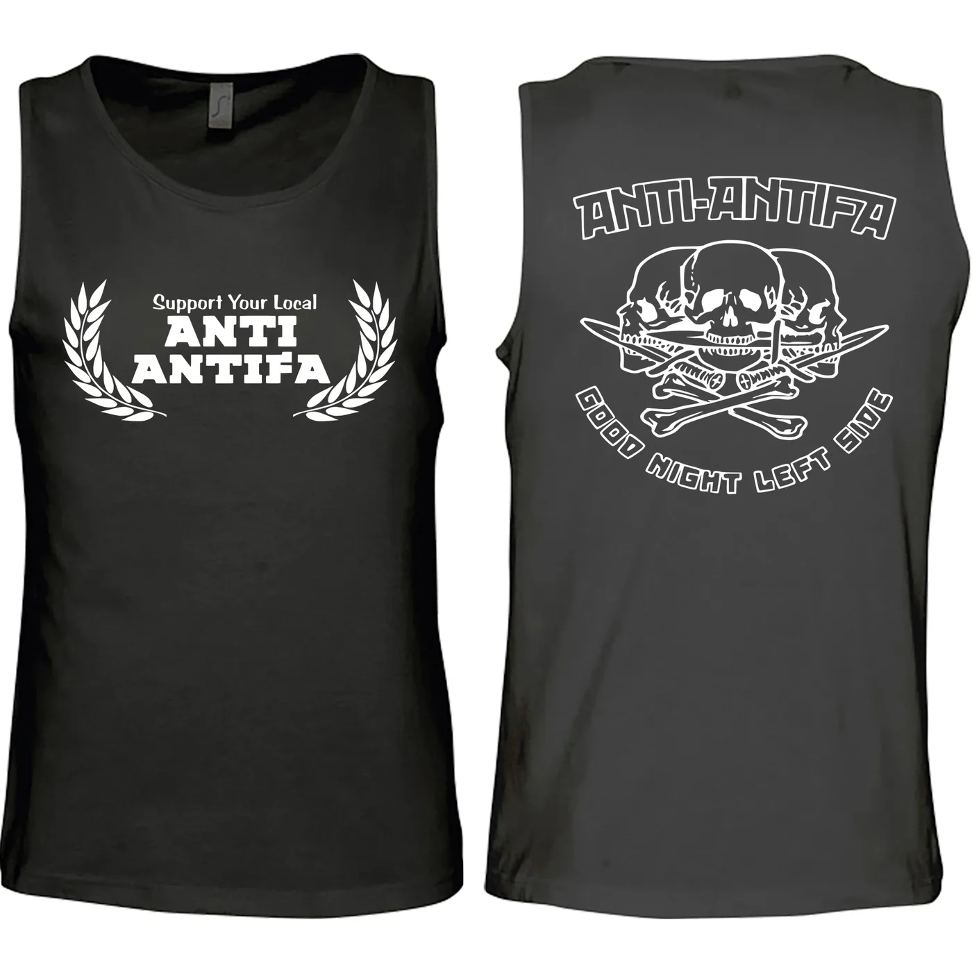 Herren Standard Tanktop - Anti-Antifa