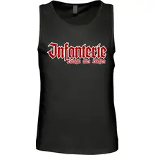 Herren Standard Tanktop - Infanterie, Königin aller Waffen Vorderseite
