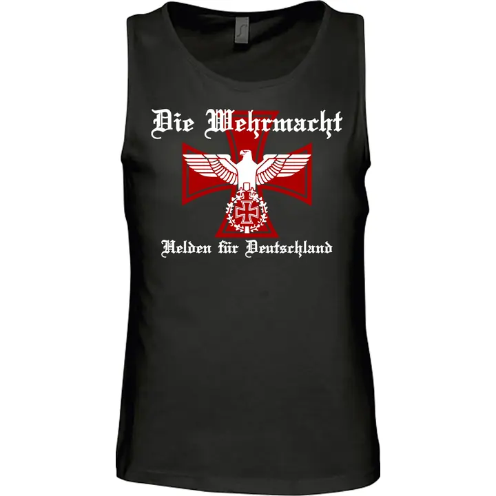 Herren Standard Tanktop - Die Wehrmacht, Helden für Deutschland