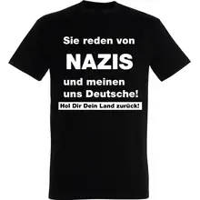 Herren T-Shirt - Sie reden von Nazis - gewählte Variante
