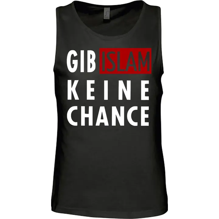Herren Standard Tanktop - Gib Islam keine Chance