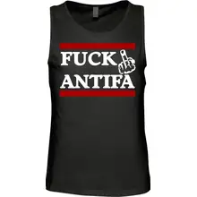 Herren Standard Tanktop - Fuck Antifa Vorderseite
