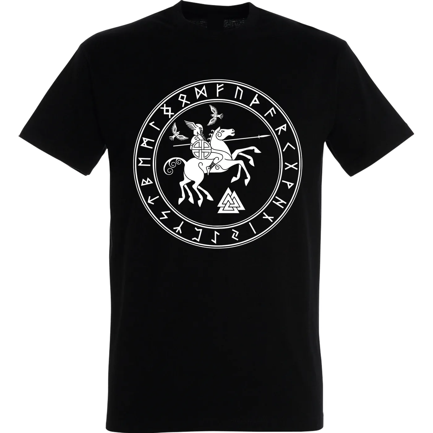 Herren T-Shirt - Odin und Sleipnir